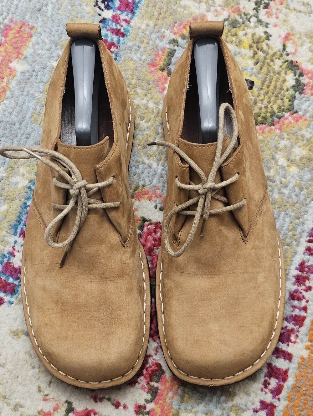 Cole Haan Country Oxford Chukka Boots Size 10.5 M Leather Square Toe Low Top